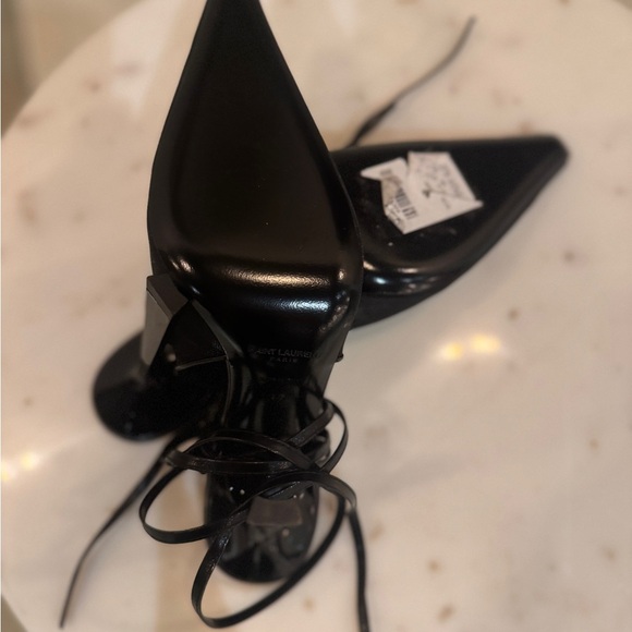 Saint Laurent Oxalis 110 Slingback Tulle Heels Size 37 – Brand New in Box - Picture 9 of 12